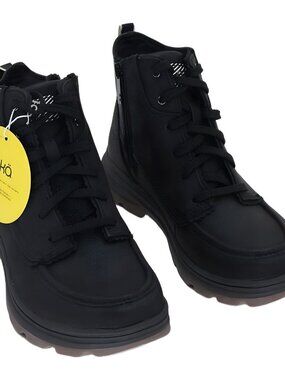 Ryka Belfast Water-Repellent Black Ankle Boots Womens 7.5M